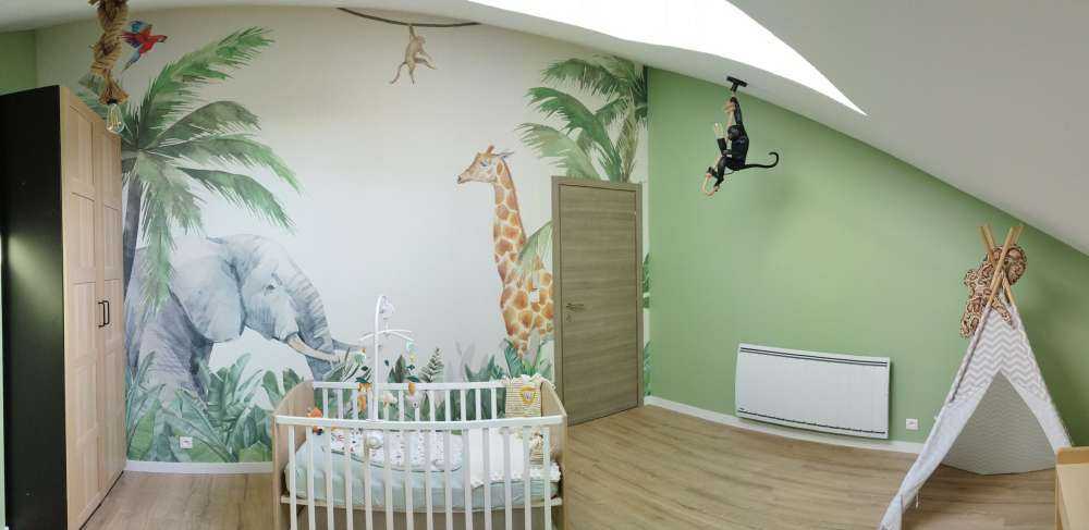 Kolorowe zwierzęta w dżungli 