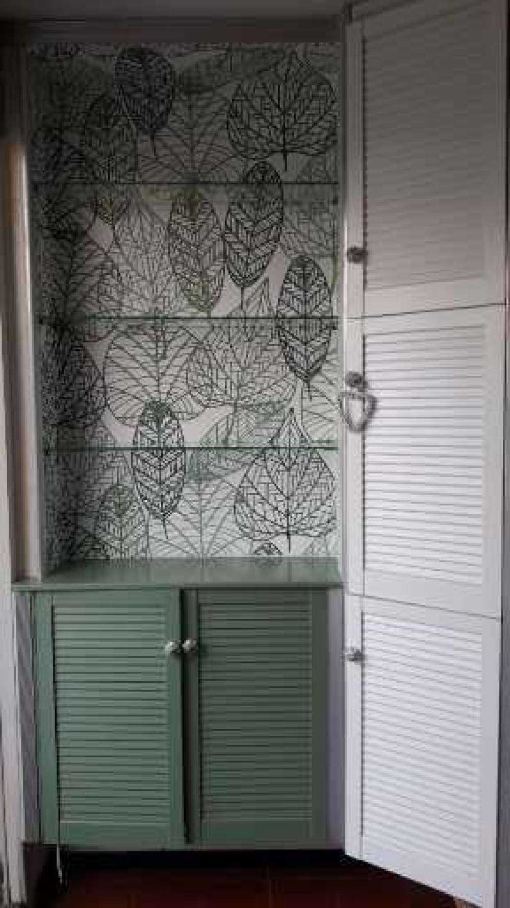 Ażurowe zielone liście