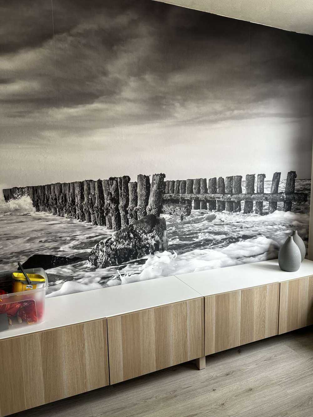 Spienione morze w czerni i bieli