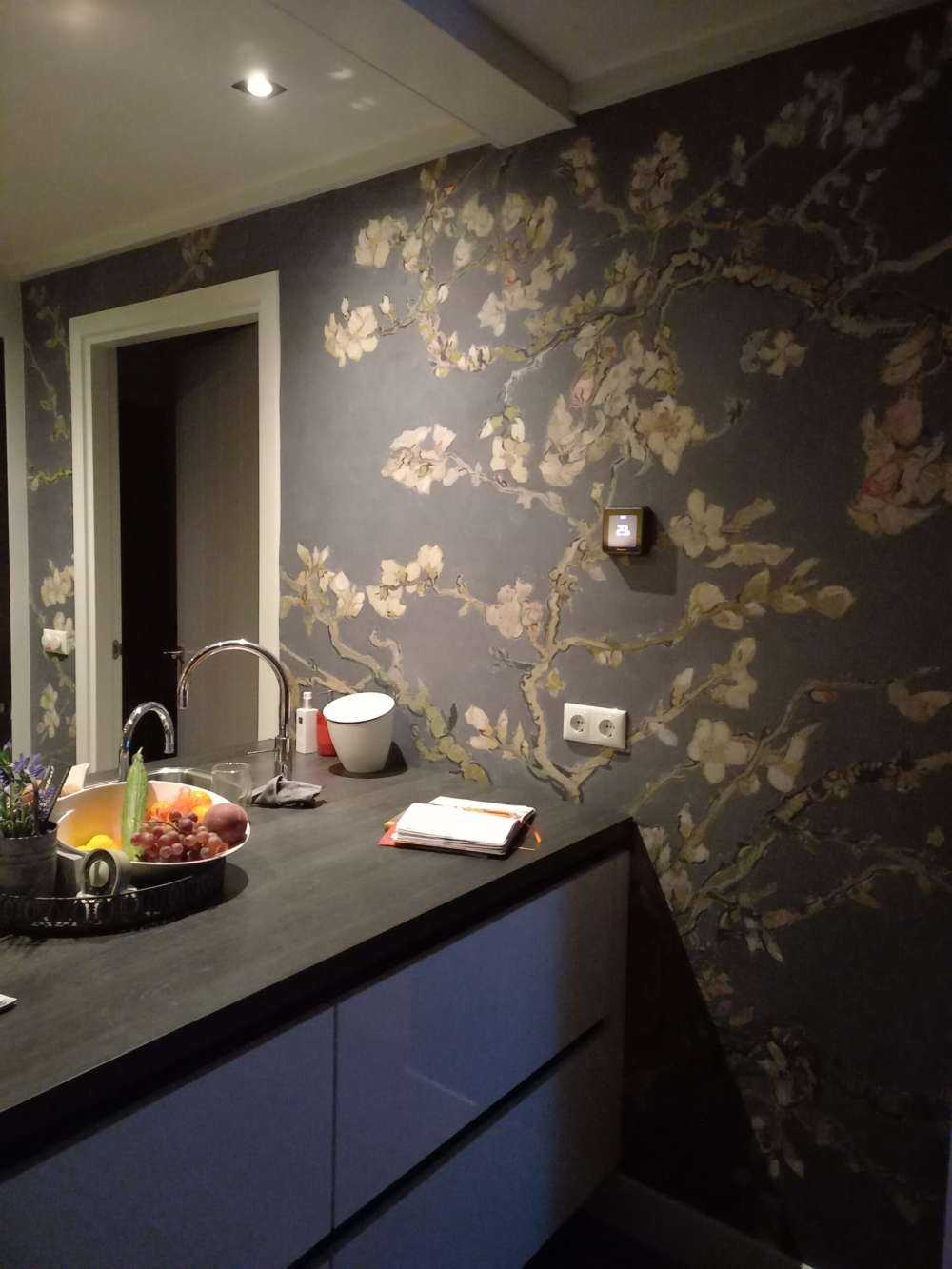 Kwiat migdałowca w rozkwicie