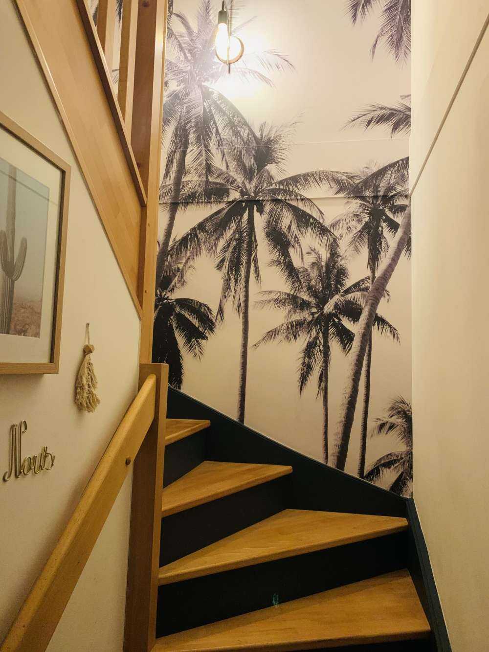 Palmy w czerni i bieli