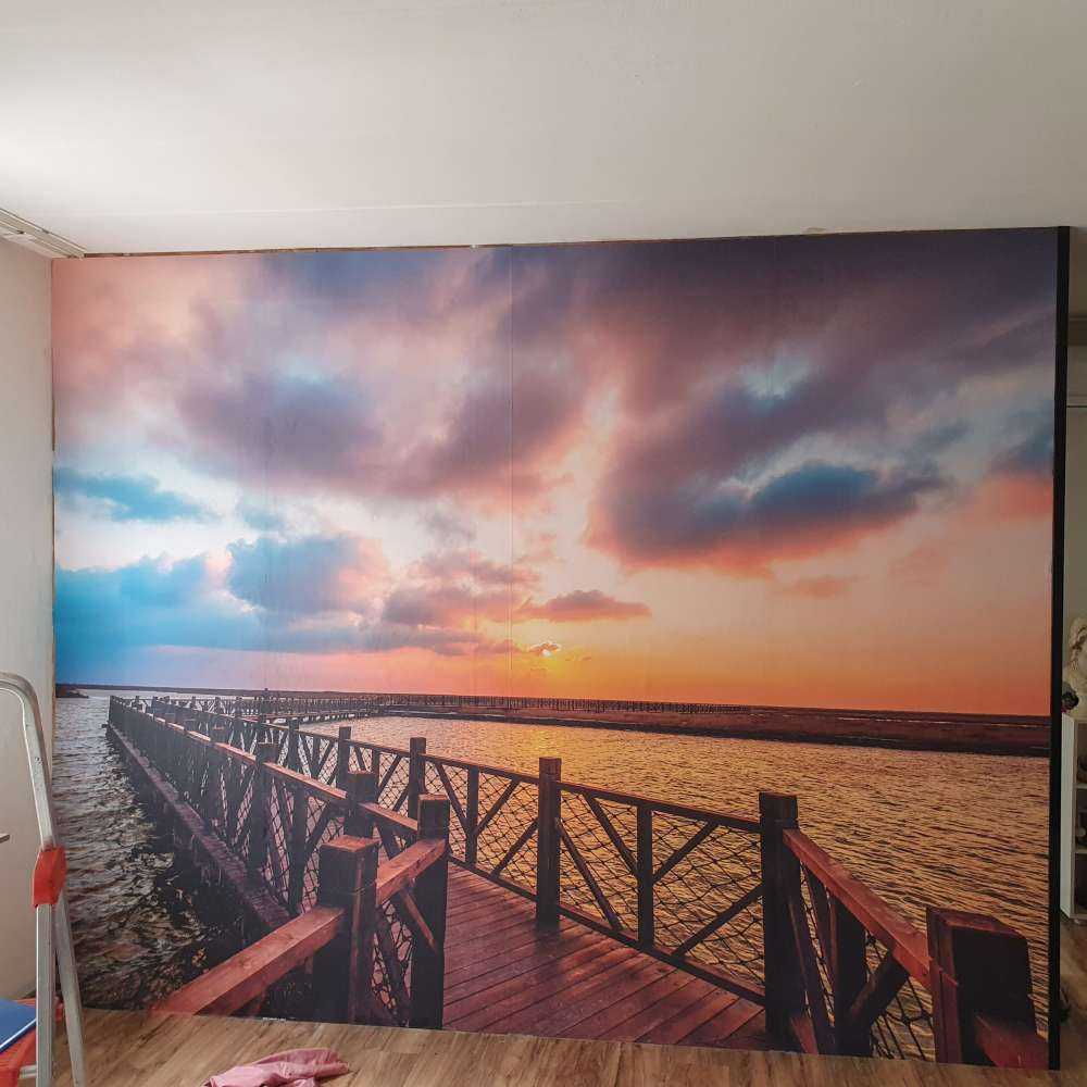 Wschód słońca nad morzem