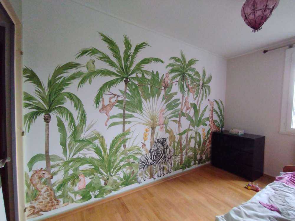 Akwarelowe zwierzęta z dżungli