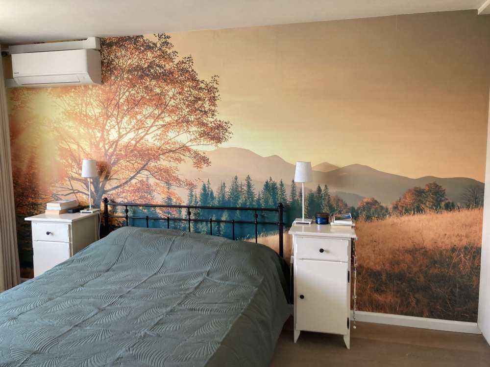 Zachód słońca w dolinie