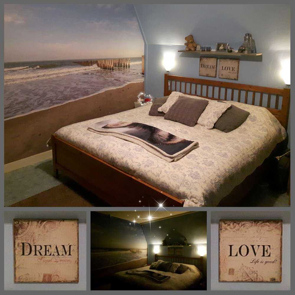 Pomarańczowo-fioletowe morze