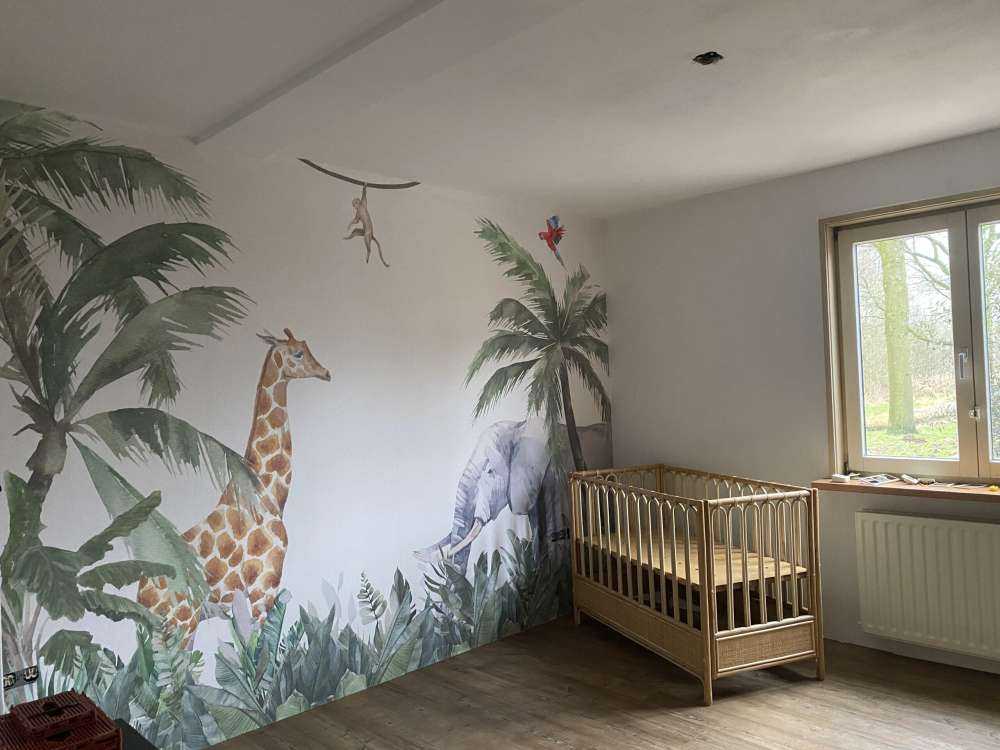 Kolorowe zwierzęta w dżungli 