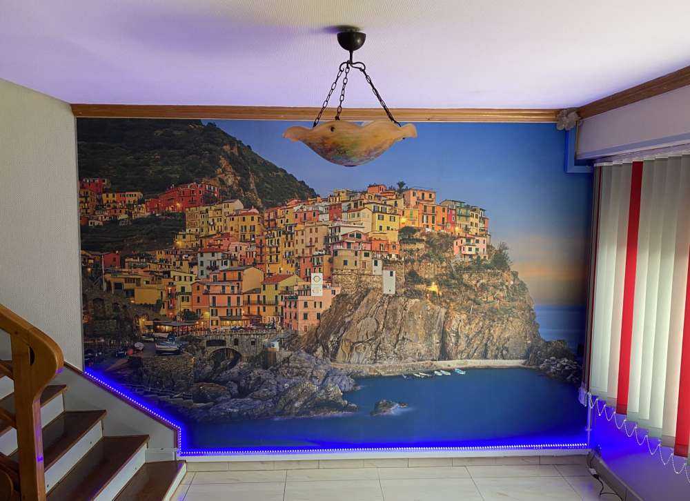 Kolorowe domy we Włoszech