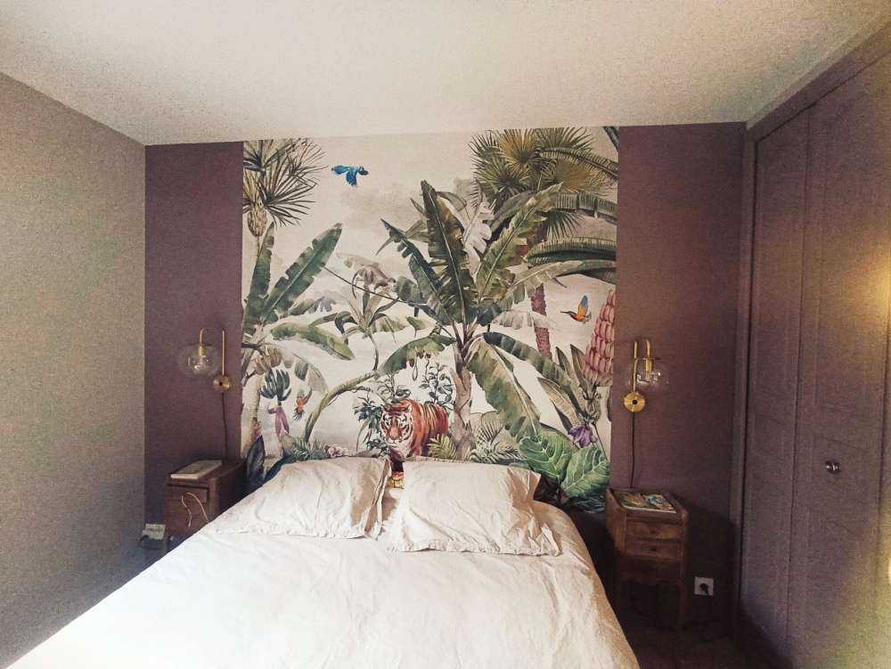 Tropikalny rysunek lasu deszczowego