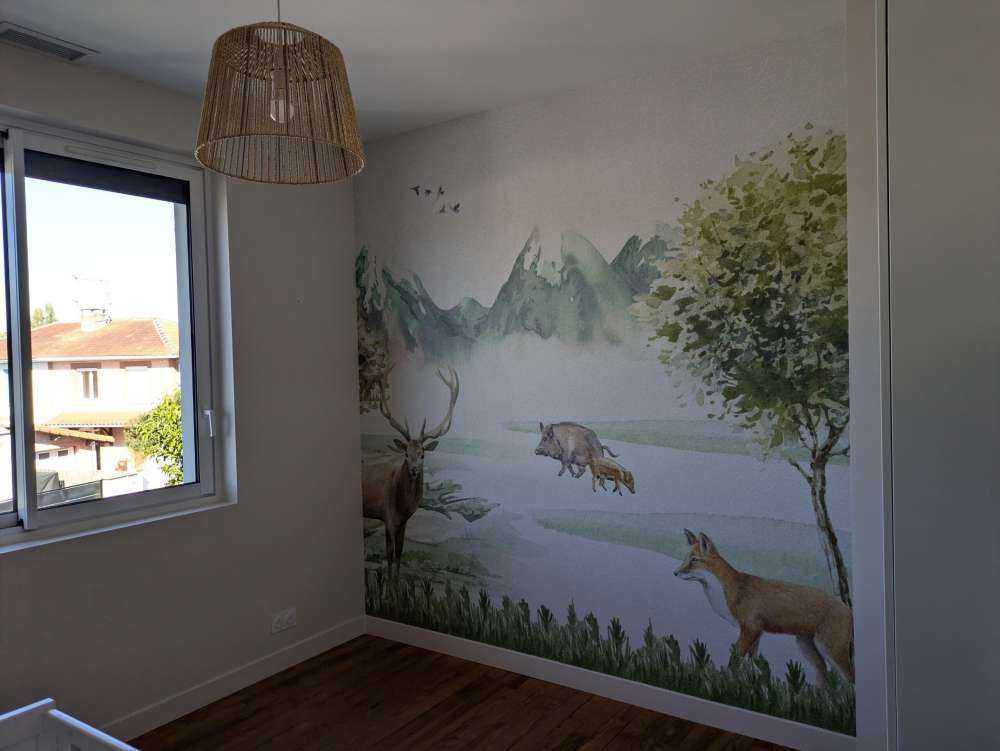 Kolorowe zwierzęta leśne