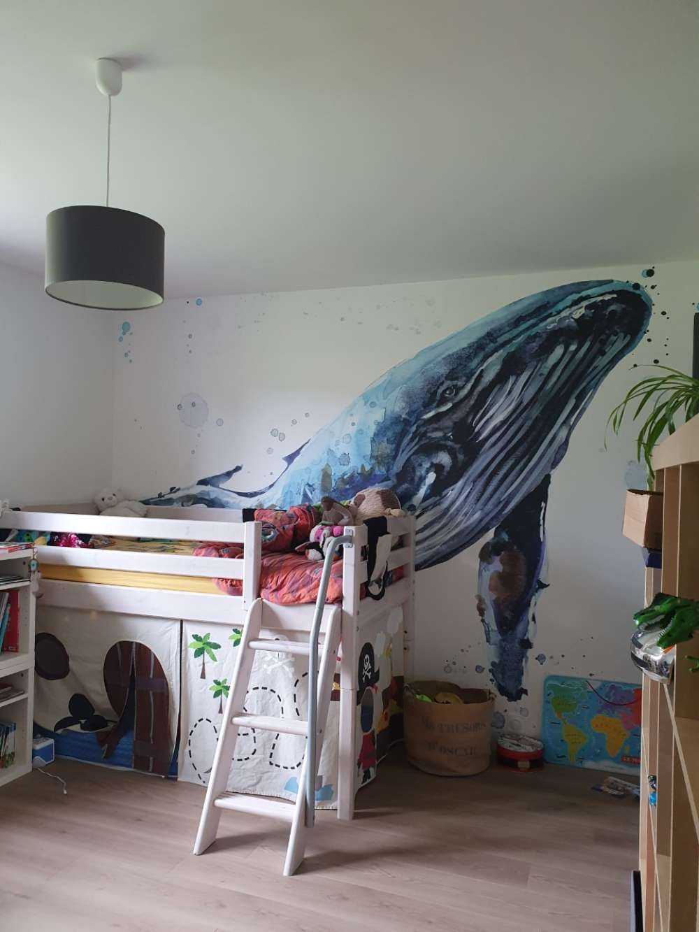 Humpback Whale w akwareli