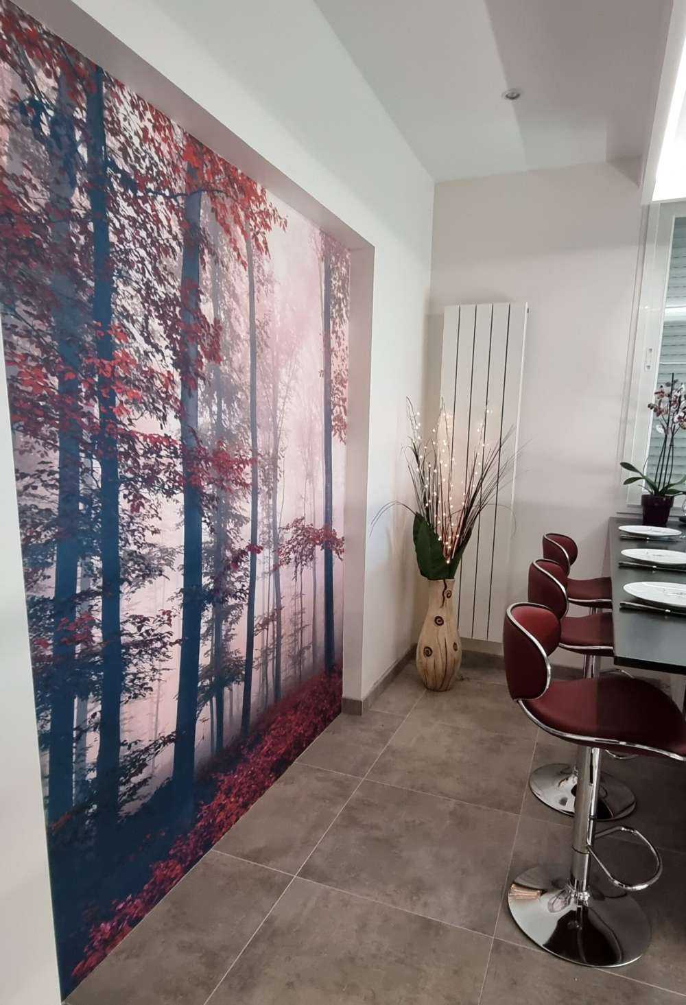 Krajobraz czerwonego lasu