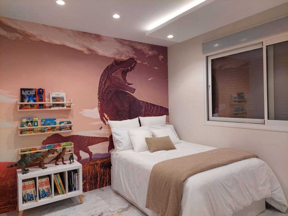 Dwa tyranozaury na polu