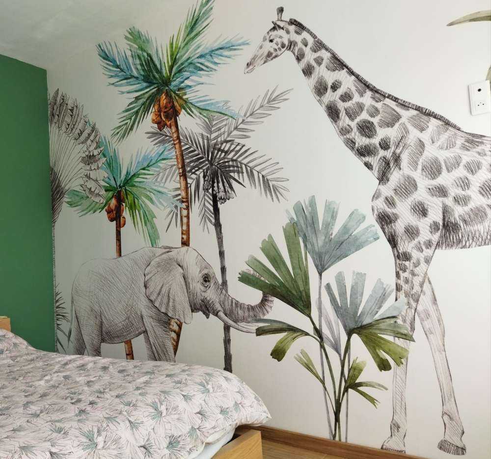 Szkic dzikich zwierząt