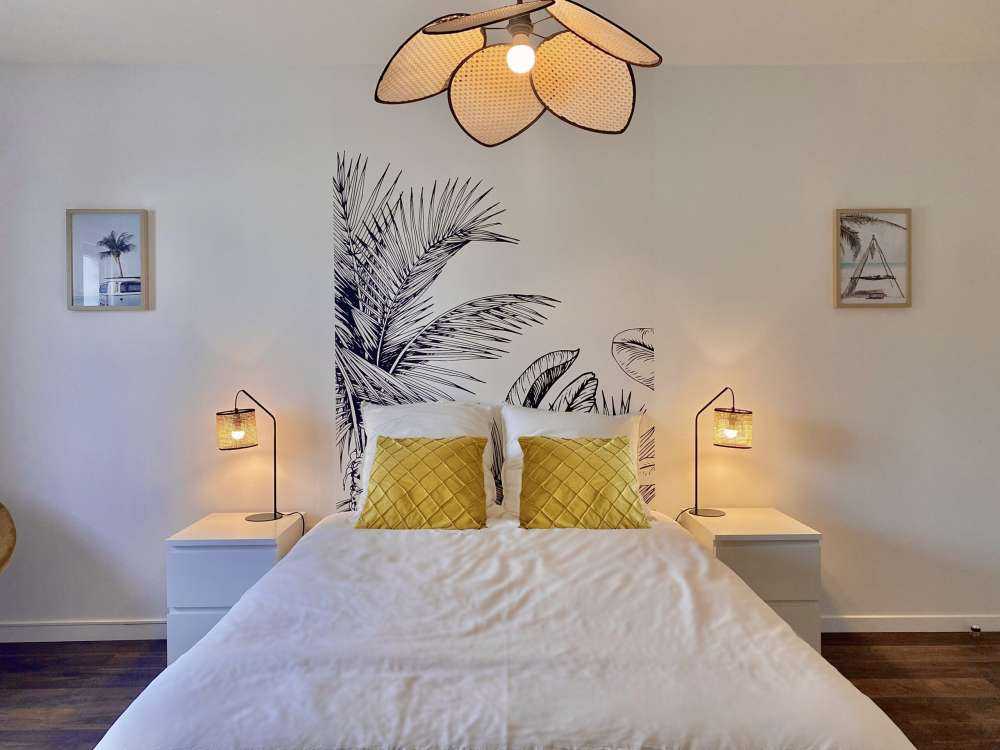 Palmy i liście bananowca