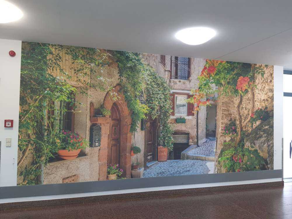 Wiejska wioska w Rzymie