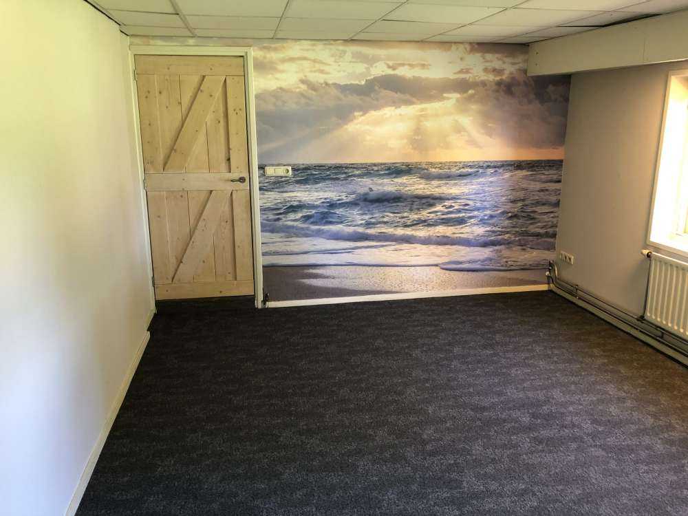 Promienie słońca nad morzem