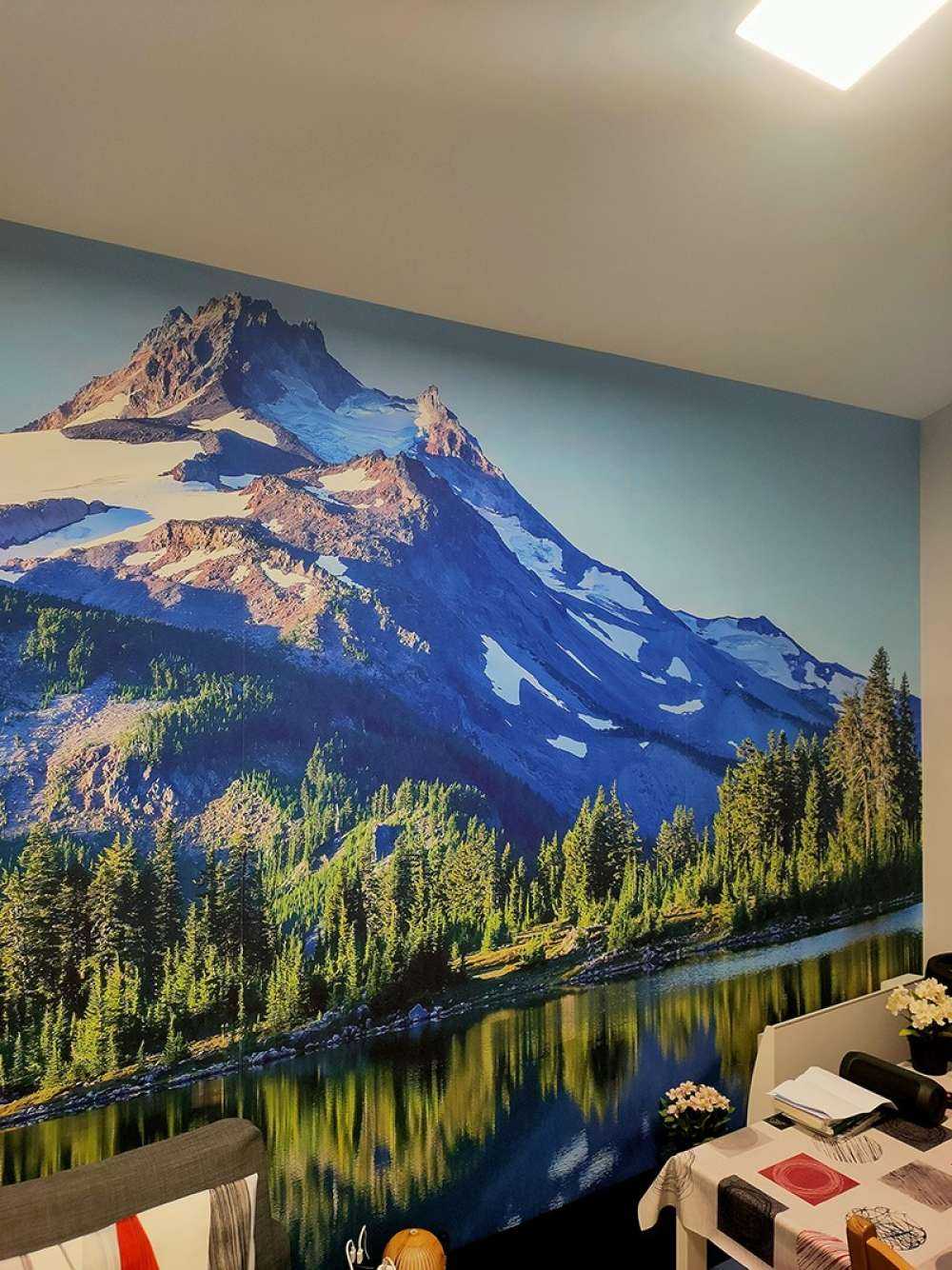 Fototapety góry śniegu