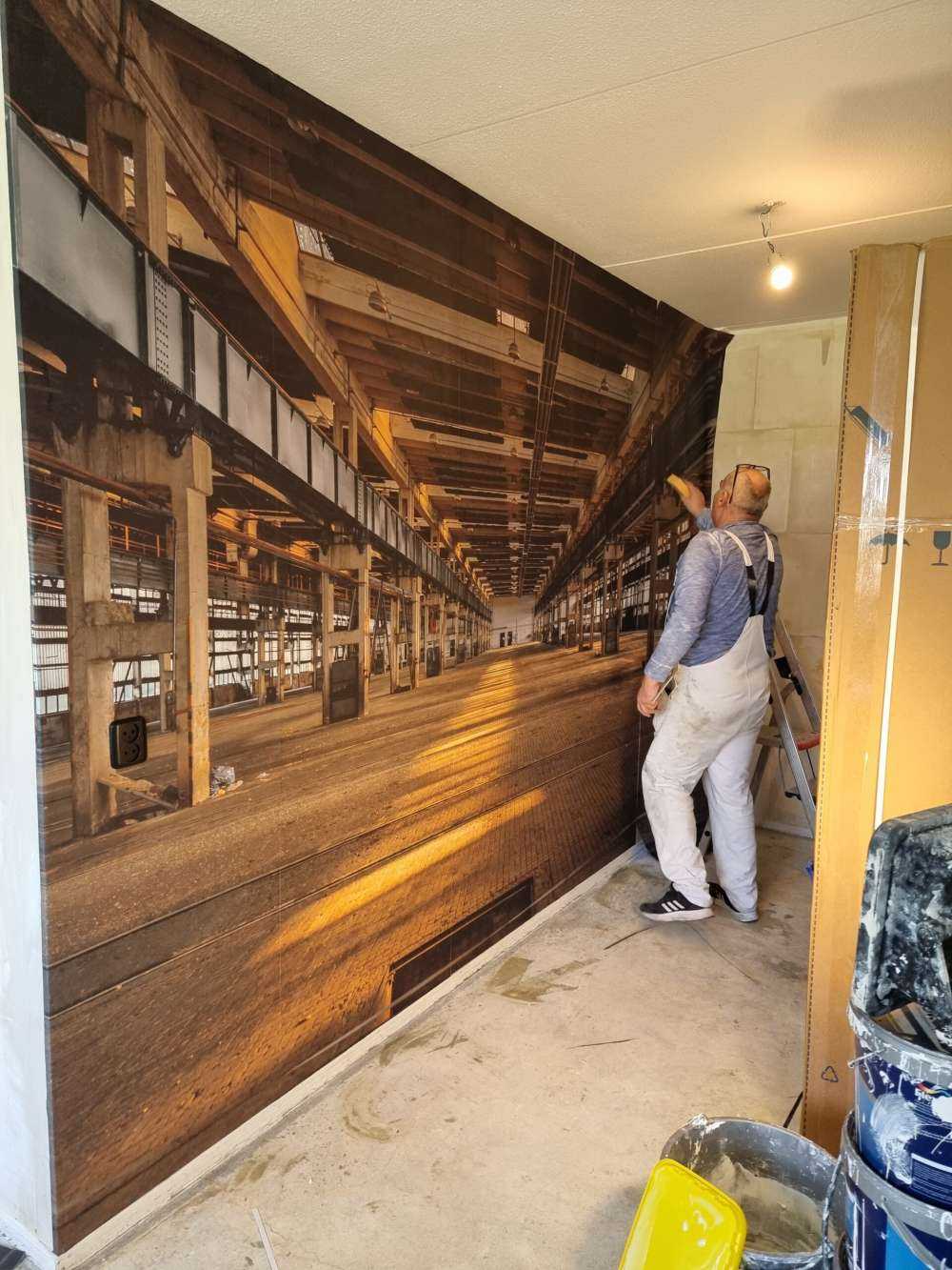 Stary opuszczony garaż