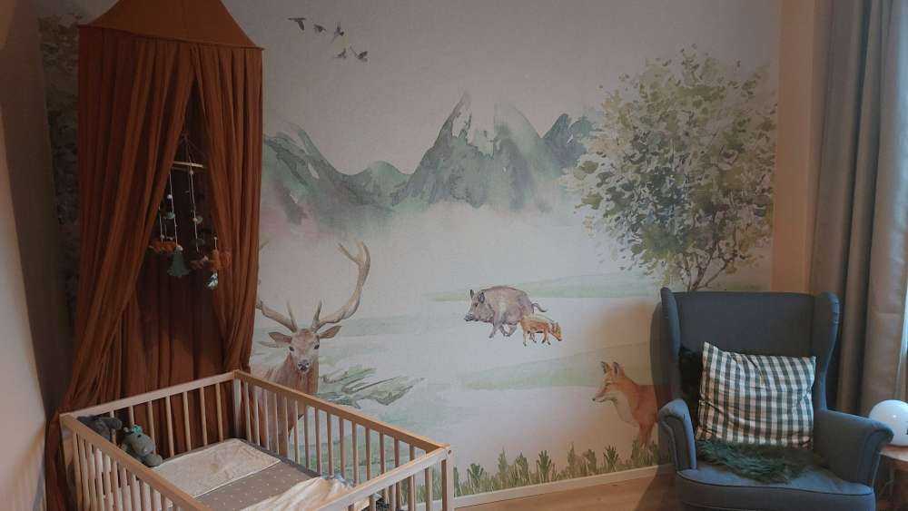 Kolorowe zwierzęta leśne