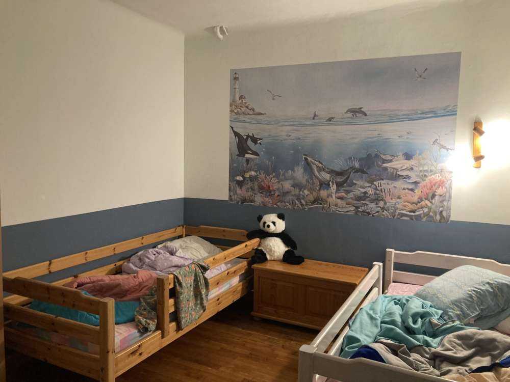 Krajobraz Oceaniczny ze Zwierzętami w Kolorze