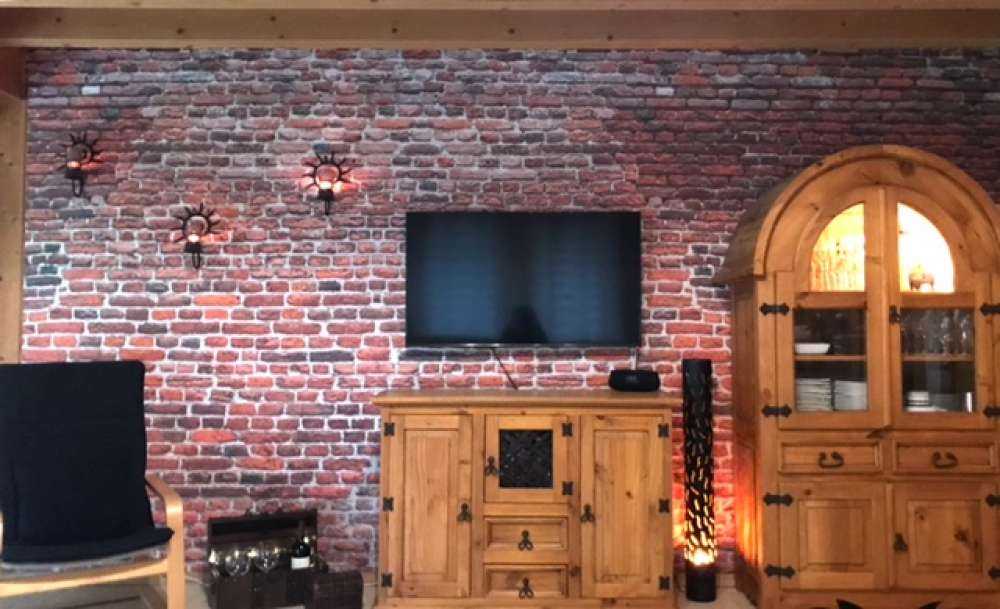 Odrestaurowana ściana zewnętrzna