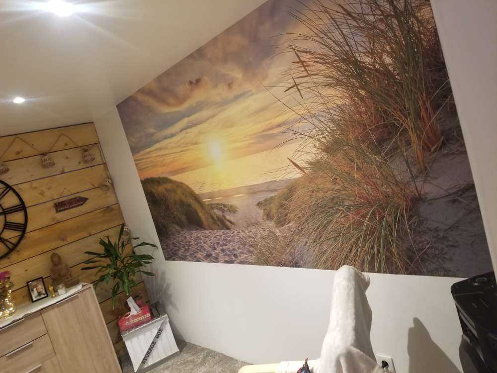 Zachód słońca na plaży wydmowej