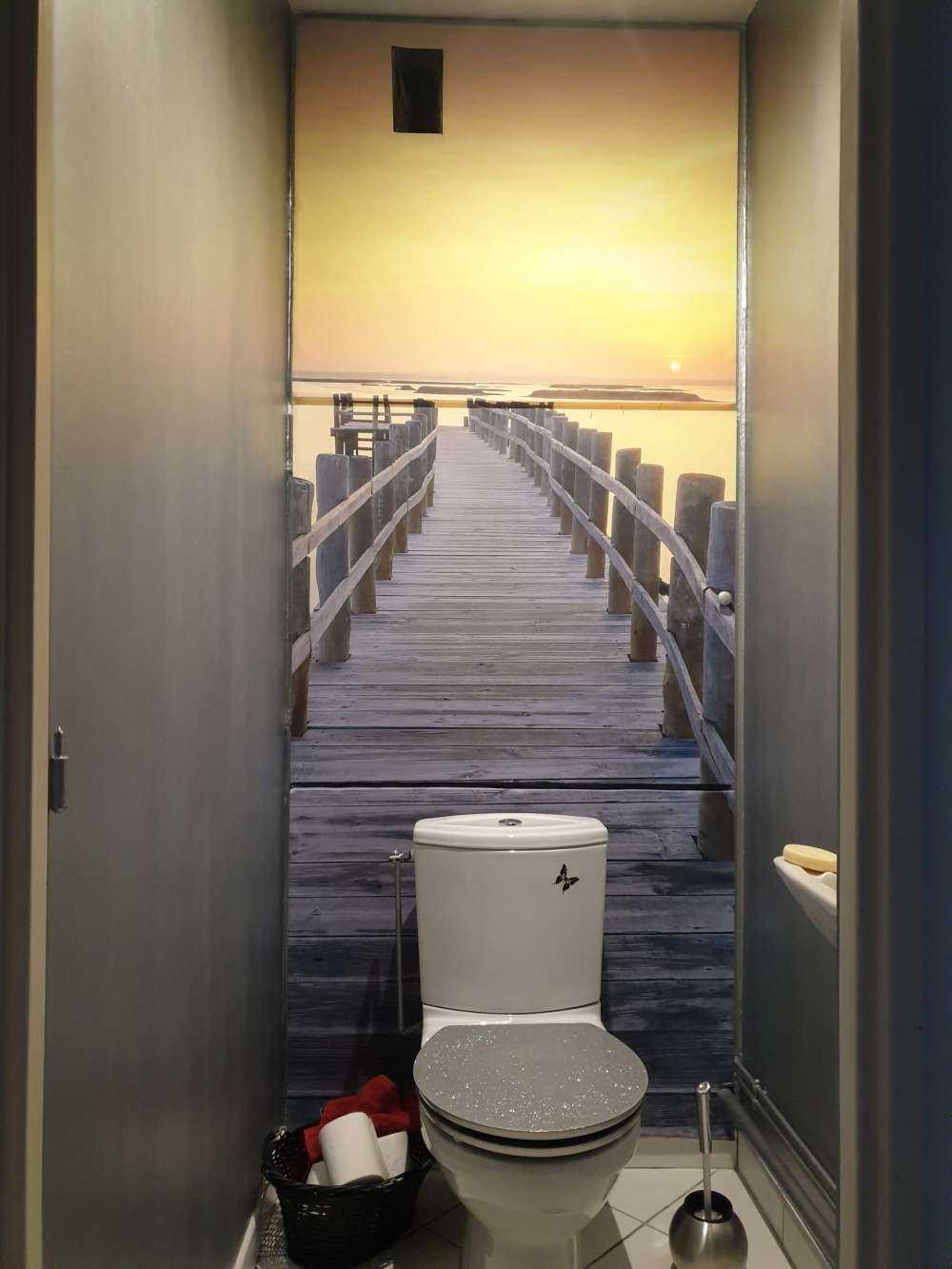 Rusztowania drewniane o zachodzie słońca