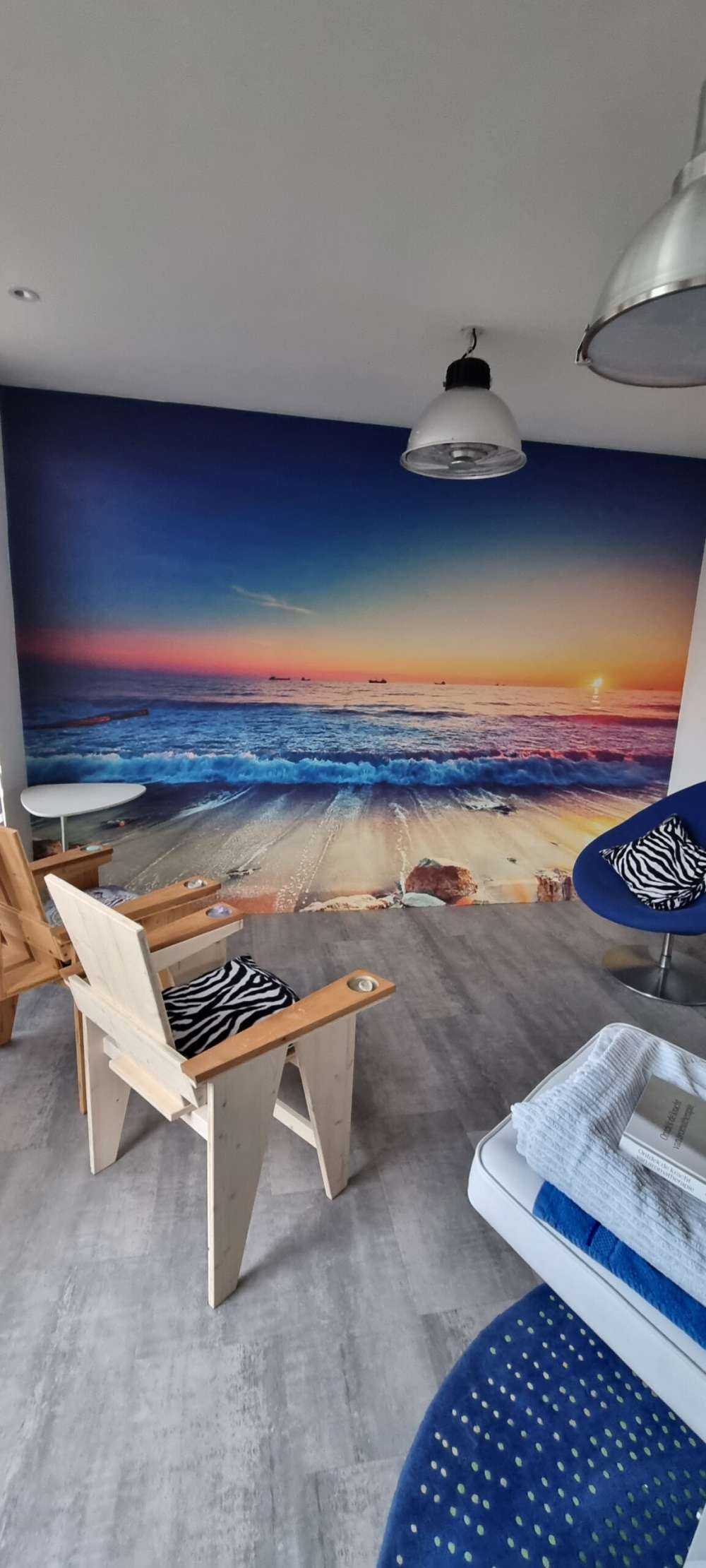 Zachód słońca nad morzem