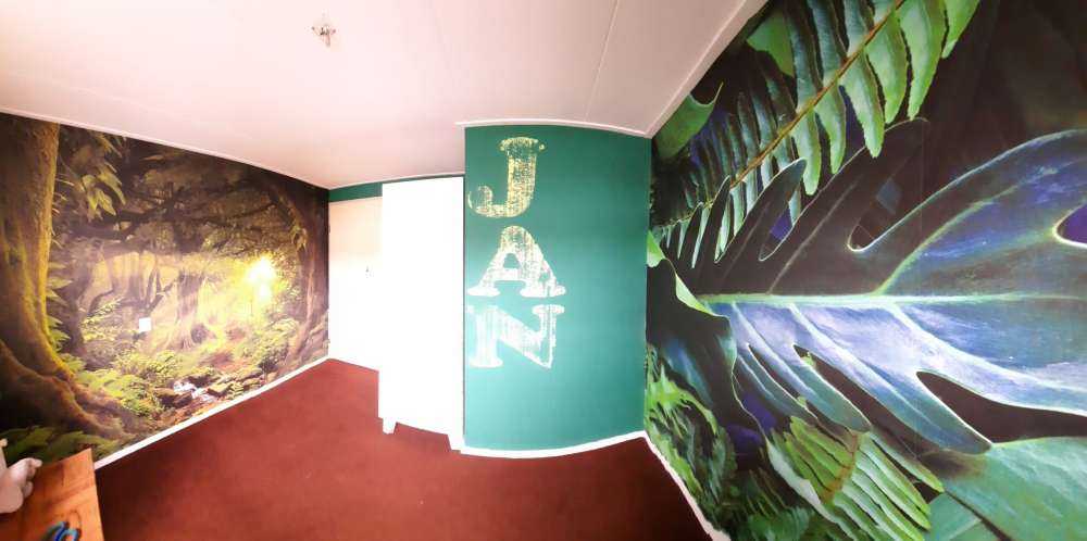 Tropikalna dżungla w świetle słońca