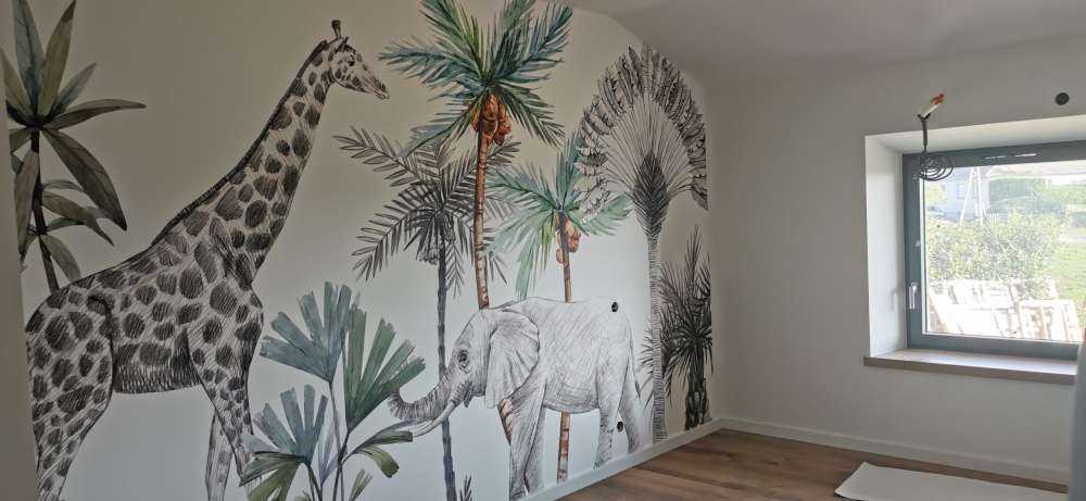 Szkic dzikich zwierząt