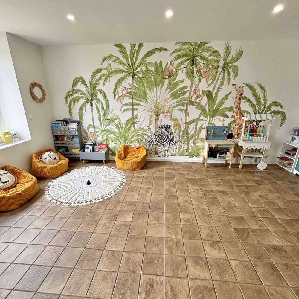 Akwarelowe zwierzęta z dżungli