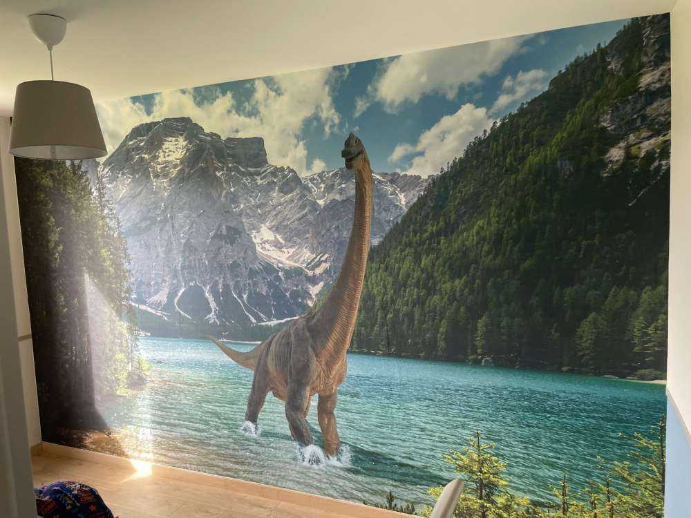 Brachiosaurus w wodzie