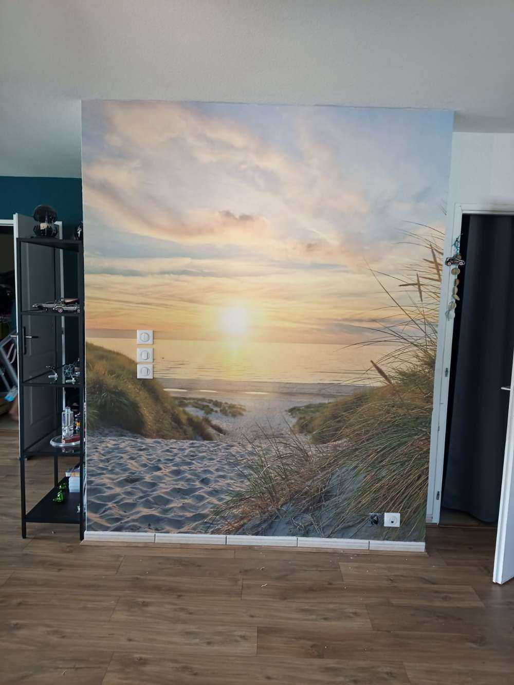 Zachód słońca na plaży wydmowej