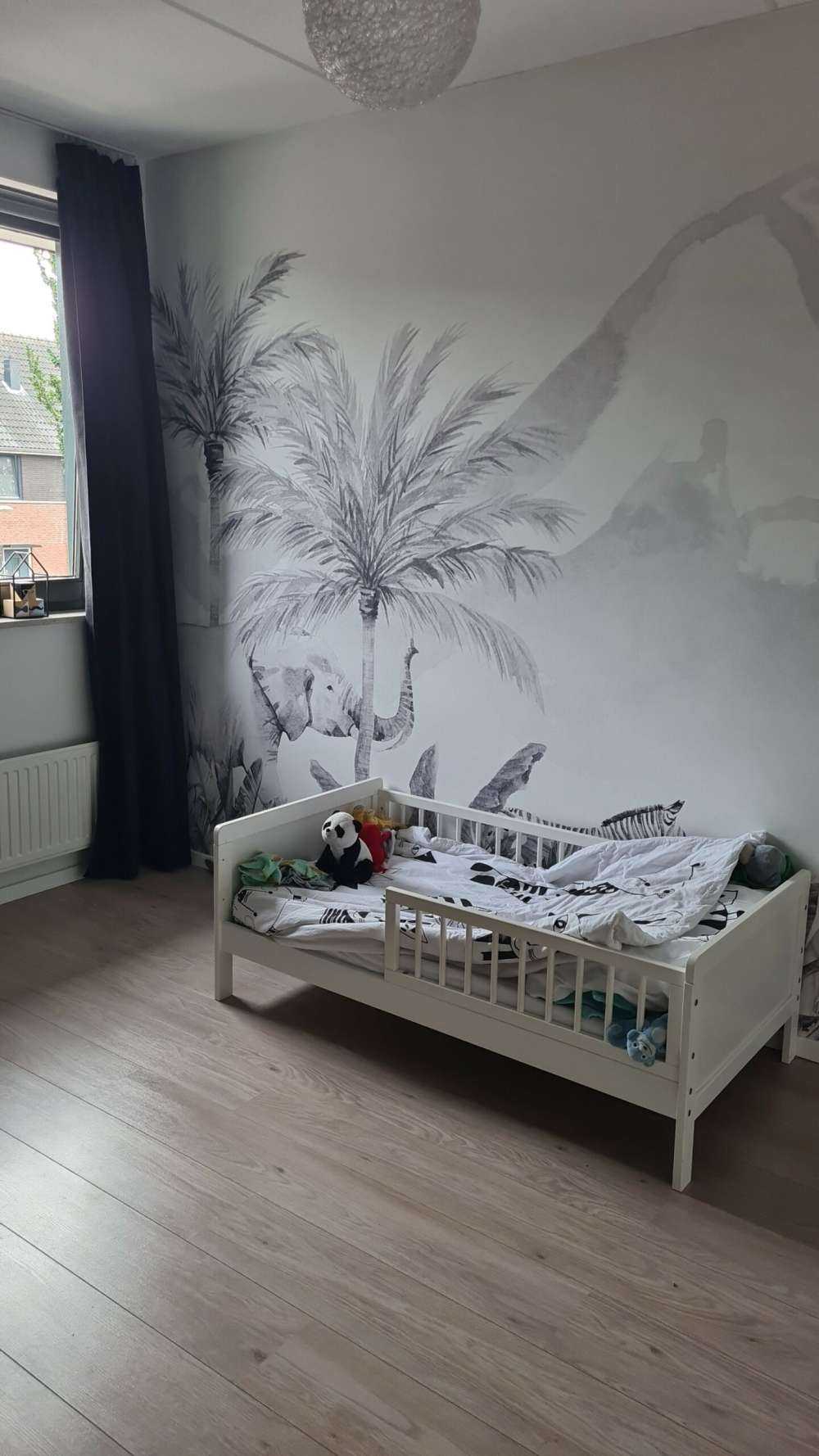 Zwierzęta z dżungli w czerni i bieli