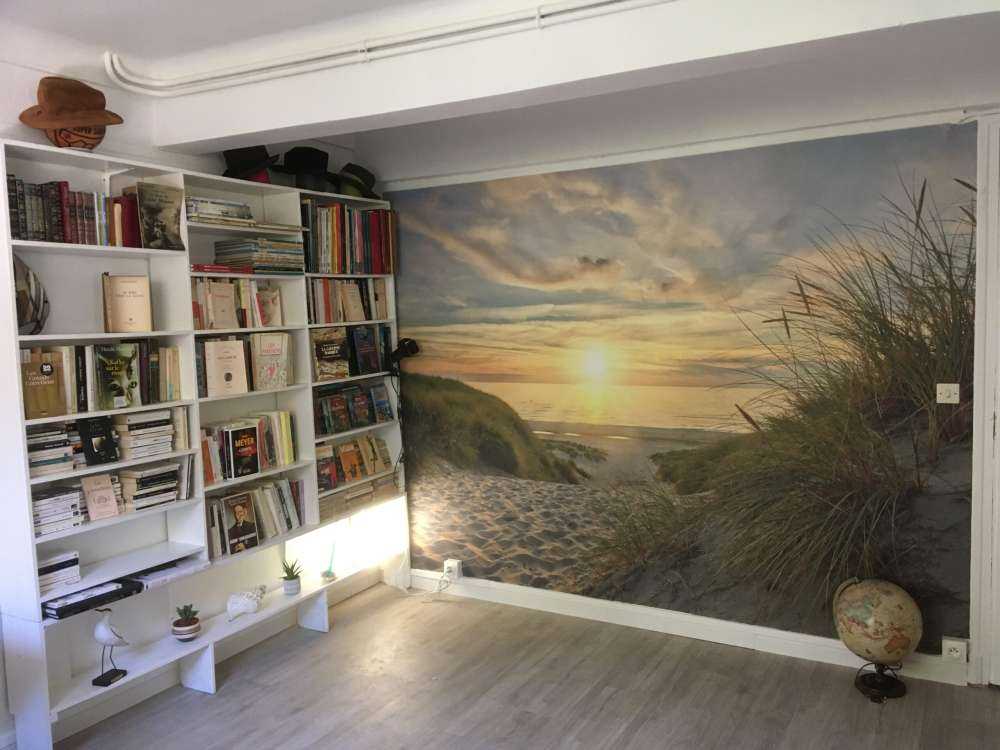 Zachód słońca na plaży wydmowej