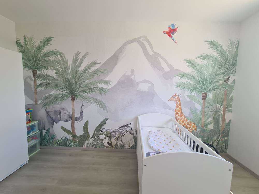 Różne zwierzęta w dżungli