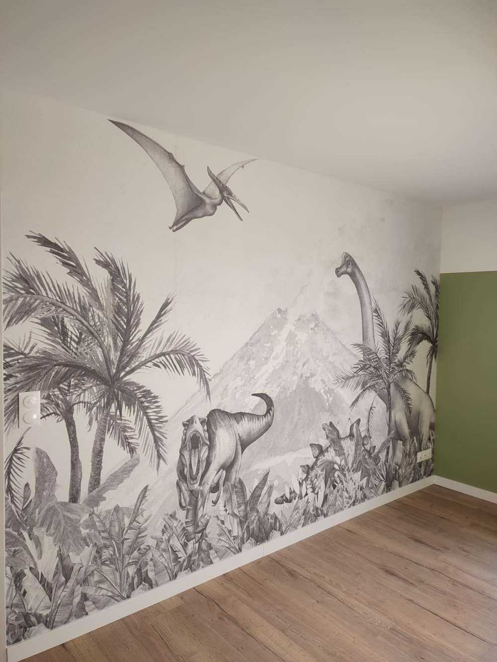 Dinozaury w czerni i bieli