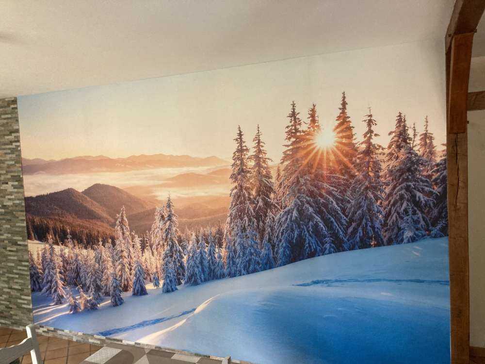 Zimowy poranek w górach