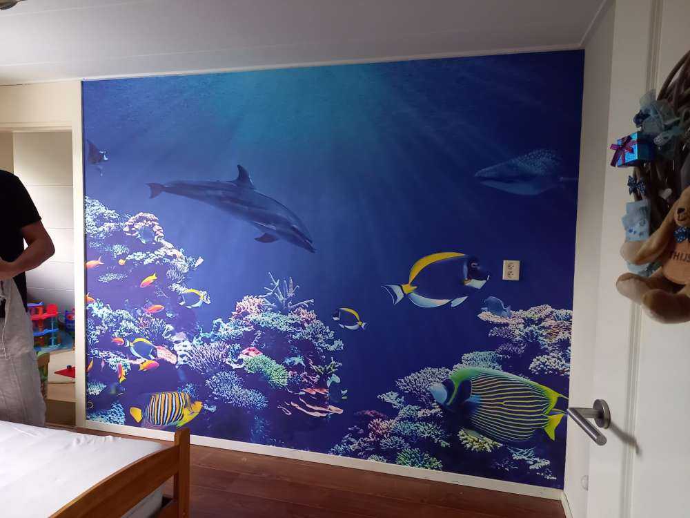 Podwodny niebieski świat 