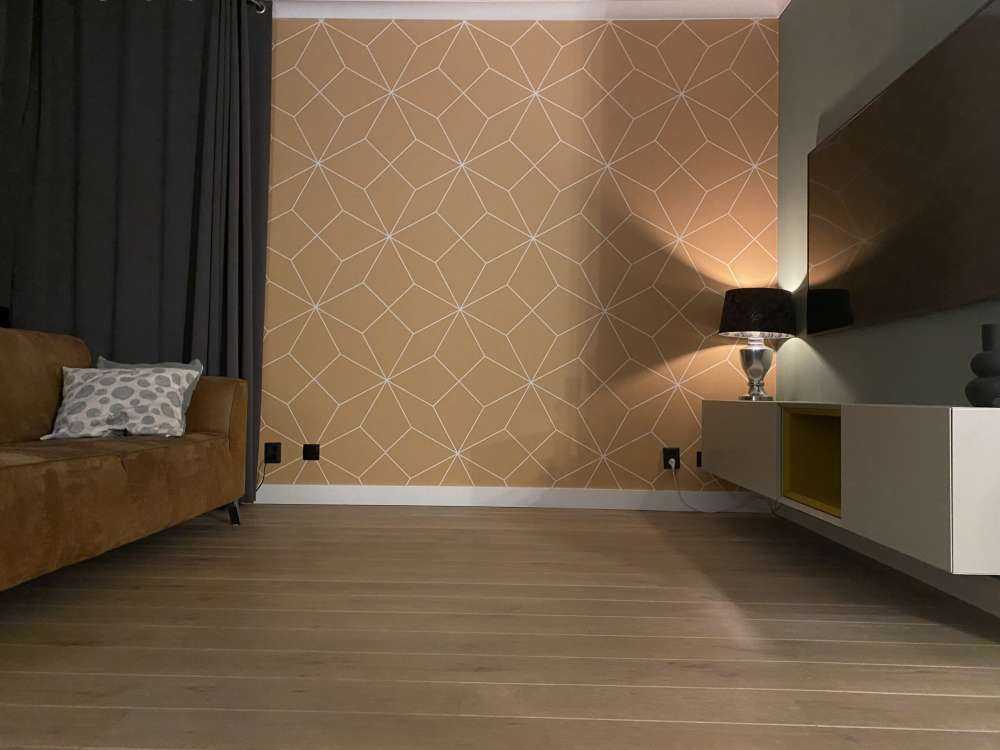 Linie abstrakcyjne, białe