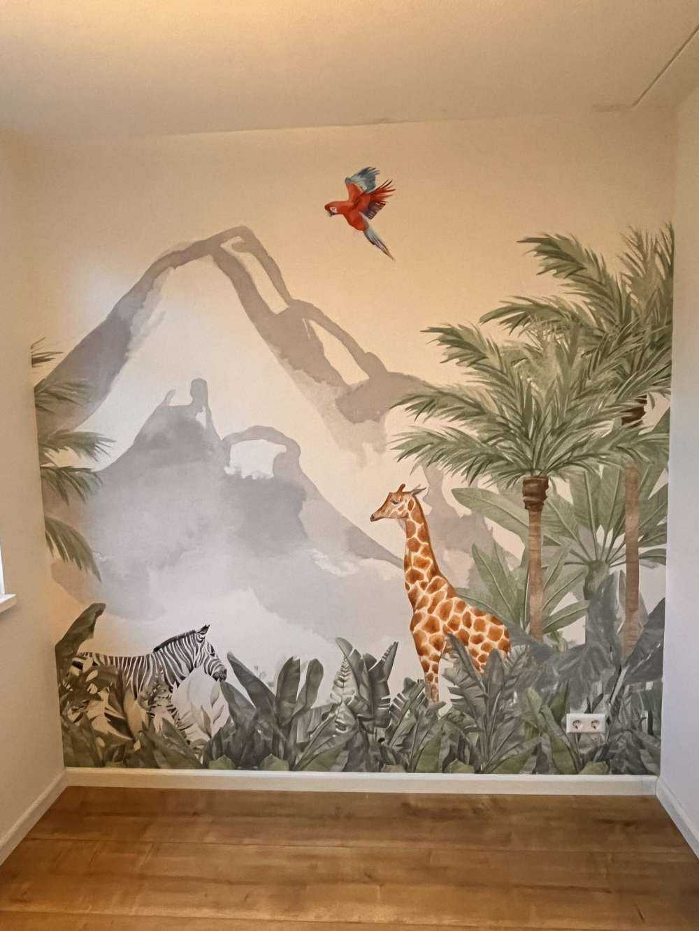 Różne zwierzęta w dżungli