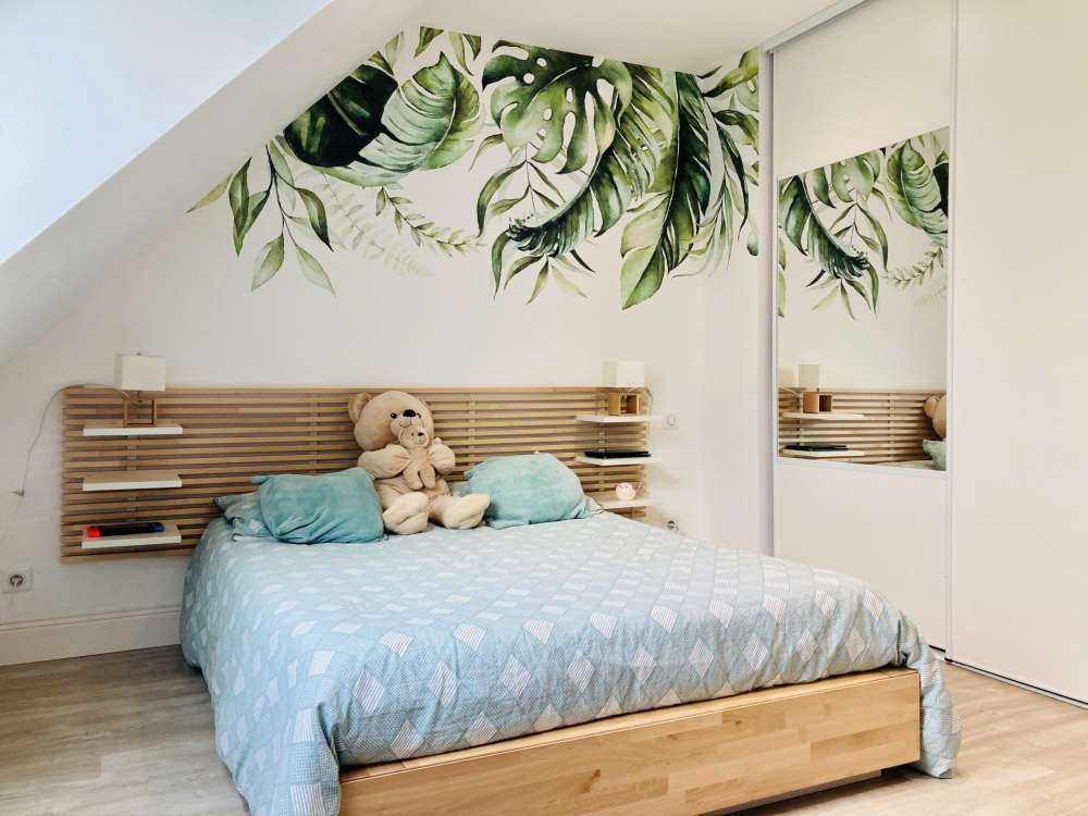 Tropikalne liście akwarelowe