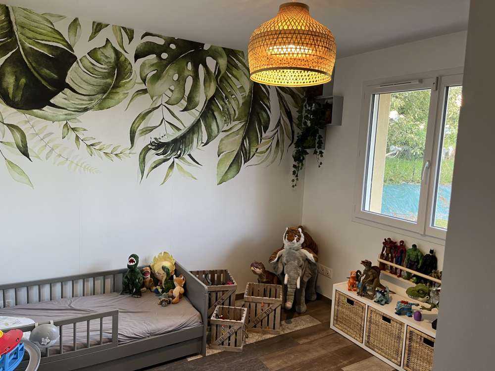 Tropikalne liście akwarelowe