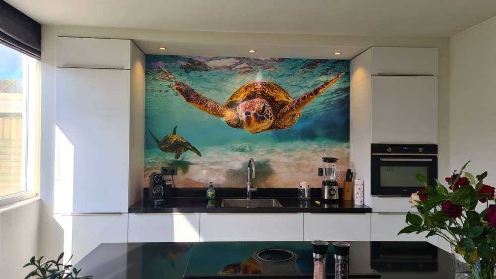 Żółw morski w oceanie