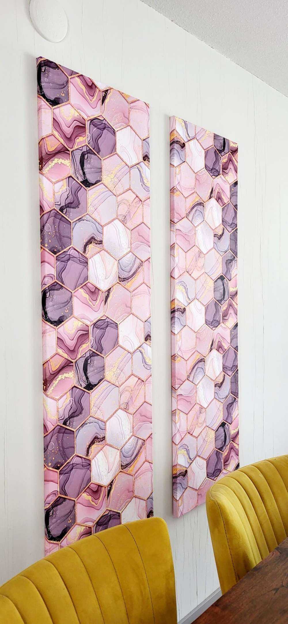 Kolorowy plaster miodu