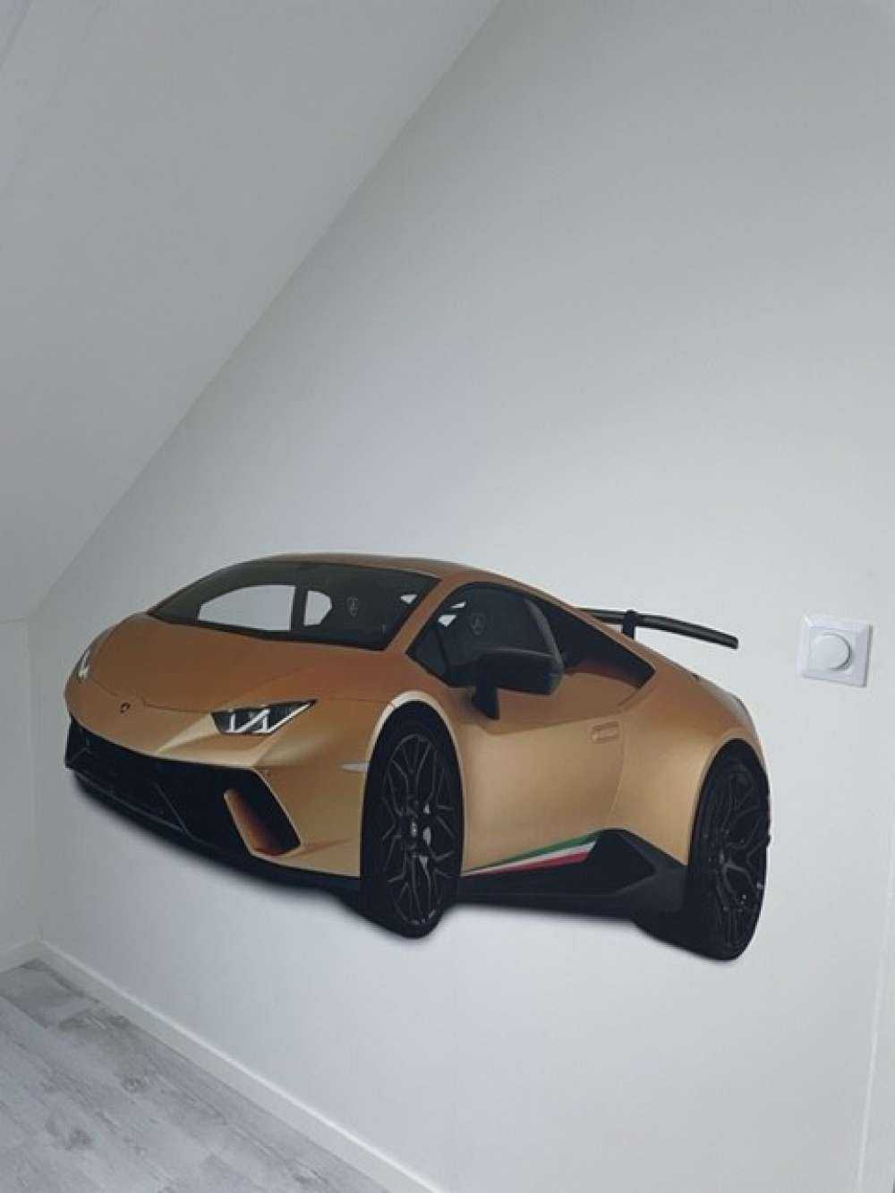 Lamborghini Huracán - Prawy przód, biały