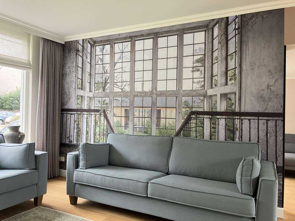 Schody w opuszczonym budynku