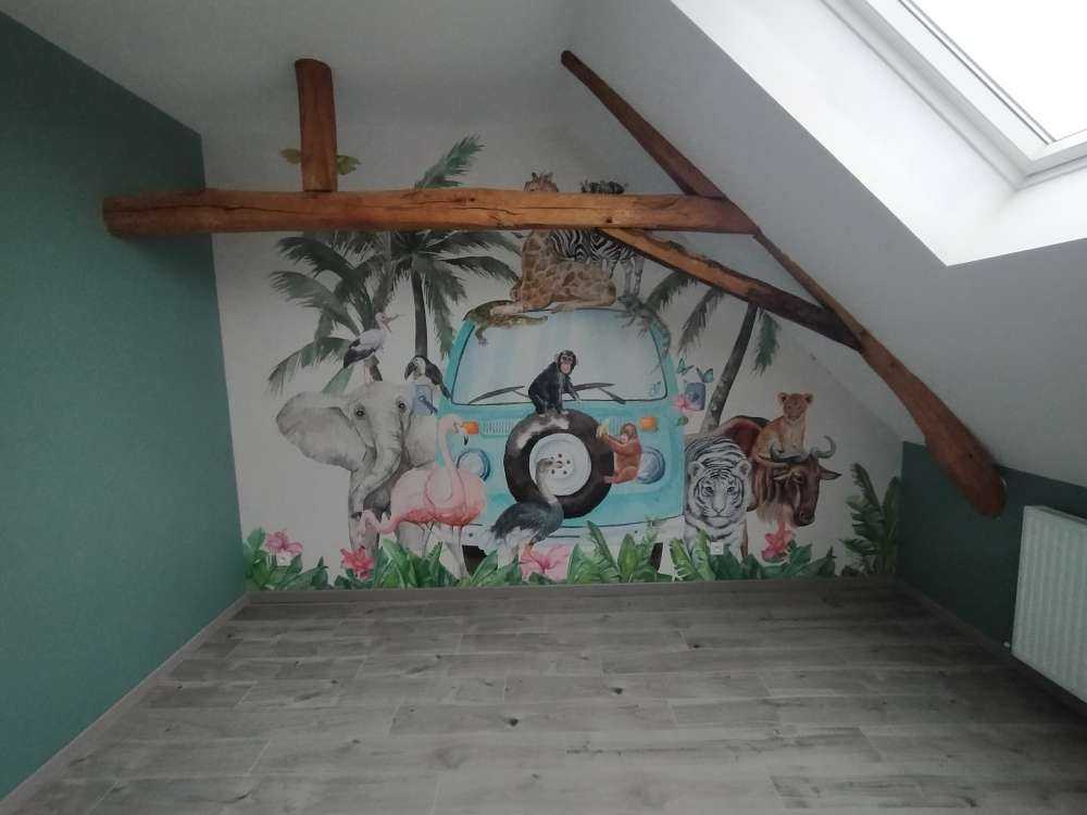 Wesołe zwierzęta tropikalne