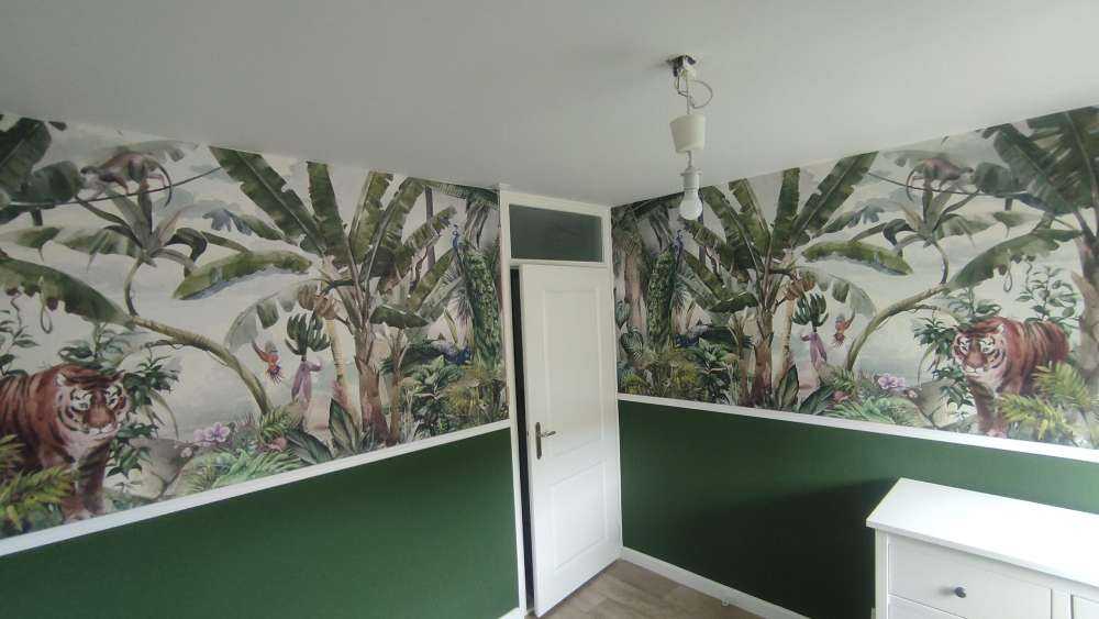 Tropikalny rysunek lasu deszczowego