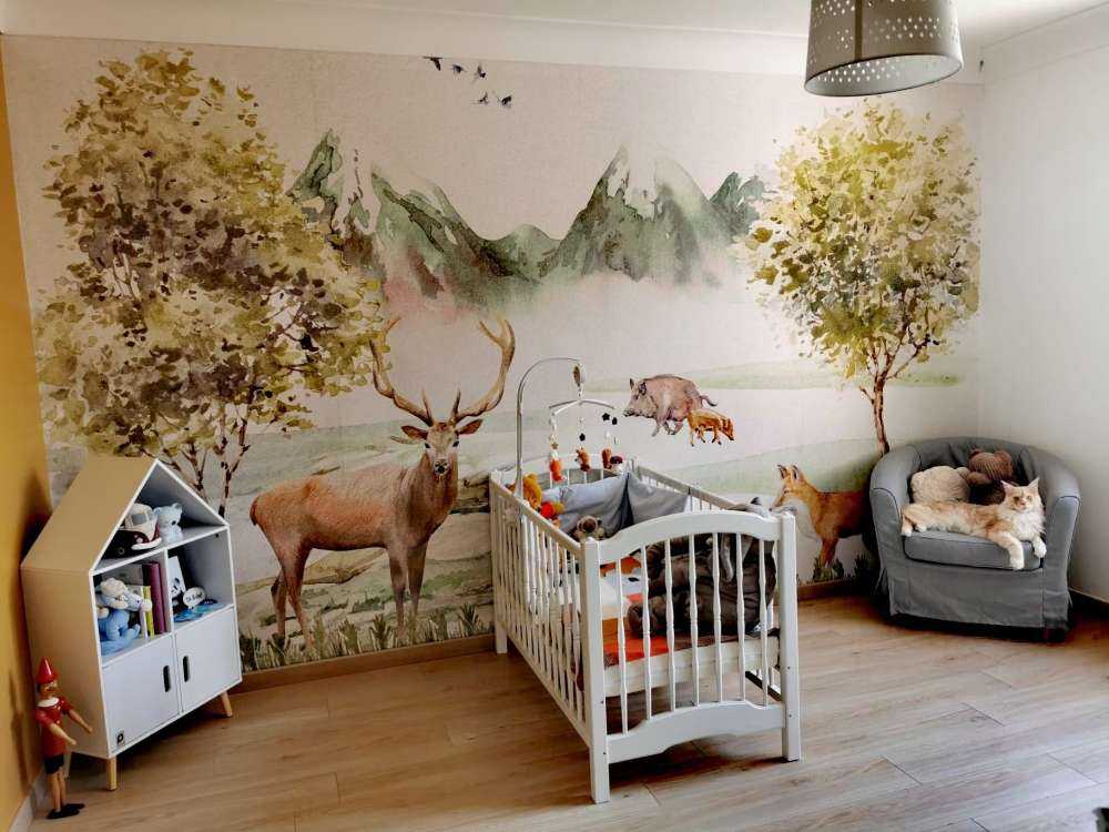 Kolorowe zwierzęta leśne